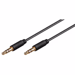 Goobay 69108, 3.5mm, Maschio, 3.5mm, Maschio, 3 m, Nero