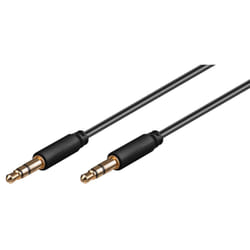 Goobay 69108 cavo audio 3 m 3.5mm Nero