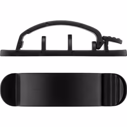 Goobay 70685 organizer per cavi Scrivania/Parete Clip per cavo Nero 3 pz - Vista aggiuntiva 4