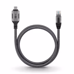 Goobay 70698 adattatore per inversione del genere dei cavi USB C RJ-45 Nero, Argento - Vista aggiuntiva 5