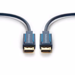 ClickTronic 70713, 5 m, DisplayPort, DisplayPort, 3840 x 2160 Pixel, Blu, Oro