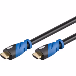 Goobay 72320, 5 m, HDMI tipo A (Standard), HDMI tipo A (Standard), Compatibilità 3D, 18 Gbit/s, Nero