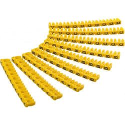 Goobay 72516 segnacavo Giallo PVC 90 pz