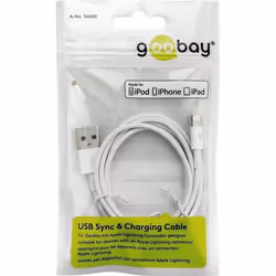 Goobay 72905 cavo Lightning 0,5 m Bianco - Vista aggiuntiva 4