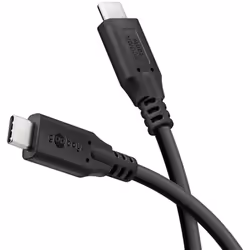 Goobay 74190 cavo USB USB4 Gen 2x2 0,5 m USB C Nero - Vista aggiuntiva 5