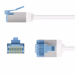 Goobay 74326 cavo di rete Bianco 0,15 m Cat6a U/FTP (STP) - Vista aggiuntiva 3