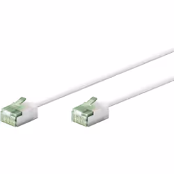 Goobay 74357 cavo di rete Bianco 0,15 m Cat8.1 U/FTP (STP)
