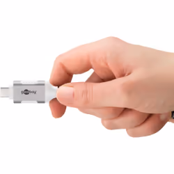 Goobay 74389 adattatore per inversione del genere dei cavi USB 3.1 type A RJ45 Bianco - Vista aggiuntiva 8