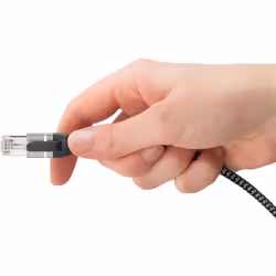 Goobay 74396 adattatore per inversione del genere dei cavi USB 3.0 type A RJ45 Nero, Argento - Vista aggiuntiva 8