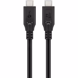 Goobay 74729 cavo USB USB 3.2 Gen 1 (3.1 Gen 1) 3 m USB C Nero