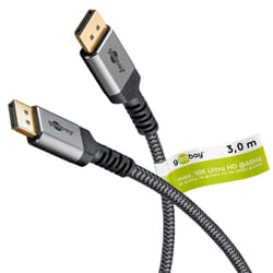 Goobay 75686 cavo DisplayPort 3 m Nero