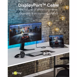 Goobay 75686 cavo DisplayPort 3 m Nero - Vista aggiuntiva 7