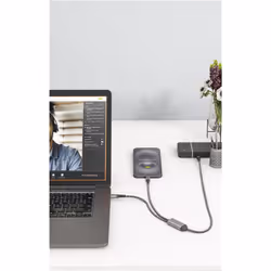 Goobay 75739 cavo USB 1,5 m USB C 2 x USB C Nero, Grigio - Vista aggiuntiva 7