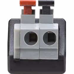 Goobay 76748 adattatore per inversione del genere dei cavi Terminal Block 2-pin DC (5.50 x 2.10 mm) Nero