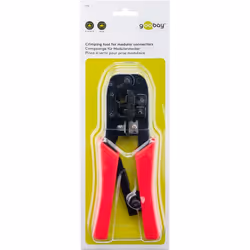 Goobay 77146 Pince à sertir Noir, Rouge