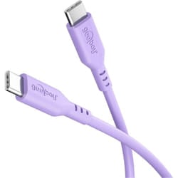 Goobay 77745 cavo USB USB 2.0 1,5 m USB C Viola
