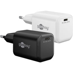 Goobay 79155 Caricabatterie per dispositivi mobili Universale Nero AC Ricarica rapida Interno