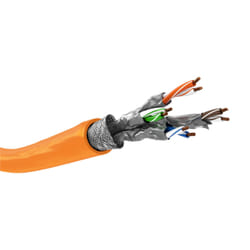 Goobay 91888 cavo di rete Arancione 100 m Cat7a S/FTP (S-STP)