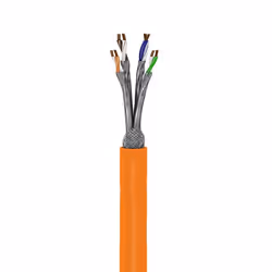 Goobay 91888 cavo di rete Arancione 100 m Cat7a S/FTP (S-STP)
