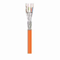 Goobay 91888 cavo di rete Arancione 100 m Cat7a S/FTP (S-STP)