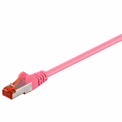 Goobay 92456, 0,15 m, Cat6, S/FTP (S-STP), RJ-45, RJ-45, Magenta