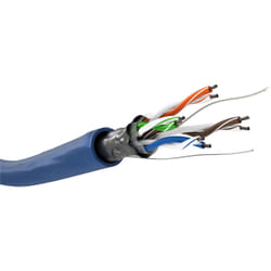 Goobay 93265 cavo di rete Blu 100 m Cat5e F/UTP (FTP)