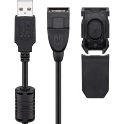 Goobay 93284 cavo USB USB 2.0 2 m USB A Nero