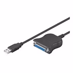 Goobay 93317, Nero, USB A, DB25