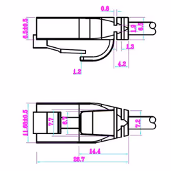 Goobay 93693 cavo di rete Bianco 2 m Cat6 U/UTP (UTP)