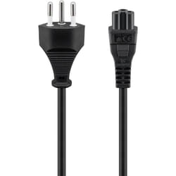 Goobay 93960 cavo di alimentazione Nero 1,8 m SEV 1011 IEC C5