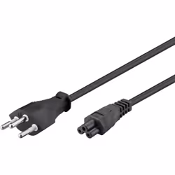 Goobay 93960 cavo di alimentazione Nero 1,8 m SEV 1011 IEC C5
