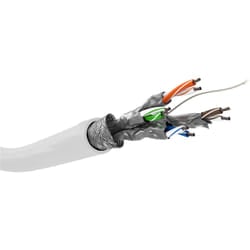 Goobay 94217 cavo di rete Bianco 100 m Cat6 S/FTP (S-STP)