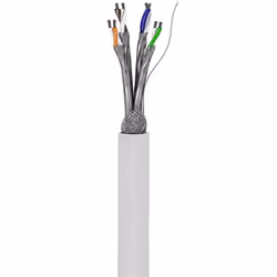 Goobay 94217 cavo di rete Bianco 100 m Cat6 S/FTP (S-STP)