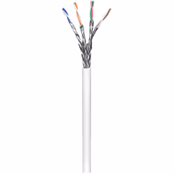 Goobay 94222 cavo di rete Bianco 100 m Cat6 S/FTP (S-STP)
