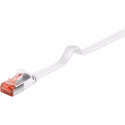 Goobay 94913, 0,25 m, Cat6, U/FTP (STP), RJ-45, RJ-45, Bianco