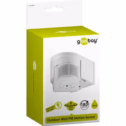 Goobay 95175 rilevatore di movimento Sensore Infrarosso Passivo (PIR) Cablato Parete Bianco - Vista aggiuntiva 5