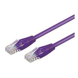 Goobay 0.25m 2xRJ-45 Cable cavo di rete Viola 0,25 m Cat6