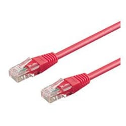 Goobay 20m 2xRJ-45 Cable cavo di rete Magenta Cat6