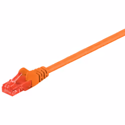 Goobay 95277, 3 m, Cat6, U/UTP (UTP), RJ-45, RJ-45, Arancione