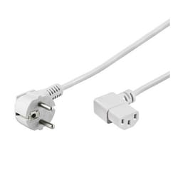 Goobay NK 102 3m Bianco CEE7/7 Accoppiatore C13