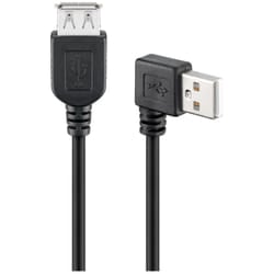Goobay 95702 cavo USB USB 2.0 0,3 m USB A Nero