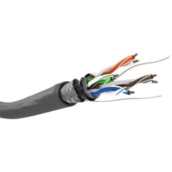 Goobay 95708 cavo di rete Grigio 305 m Cat5e SF/UTP (S-FTP)