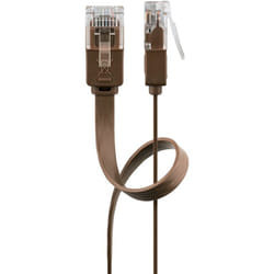 Goobay 95890 cavo di rete Marrone 1 m Cat6 U/UTP (UTP)