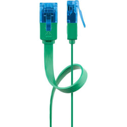 Goobay 96297 cavo di rete Verde 0,5 m Cat6a U/UTP (UTP)