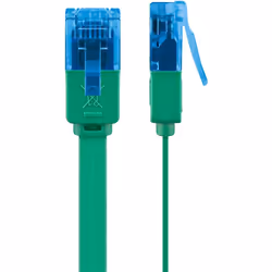Goobay 96297 cavo di rete Verde 0,5 m Cat6a U/UTP (UTP)