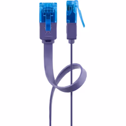 Goobay 96302, 0,5 m, Cat6a, U/UTP (UTP), RJ-45, RJ-45, Viola