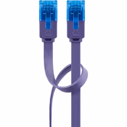 Goobay 96302 cavo di rete Viola 0,5 m Cat6a U/UTP (UTP)