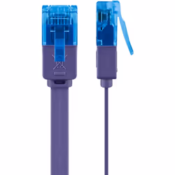 Goobay 96302 cavo di rete Viola 0,5 m Cat6a U/UTP (UTP)