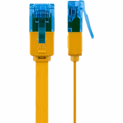 Goobay 96307 cavo di rete Giallo 1 m Cat6a U/UTP (UTP)