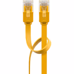 Goobay 96408 cavo di rete Giallo 1,5 m Cat6 U/UTP (UTP)